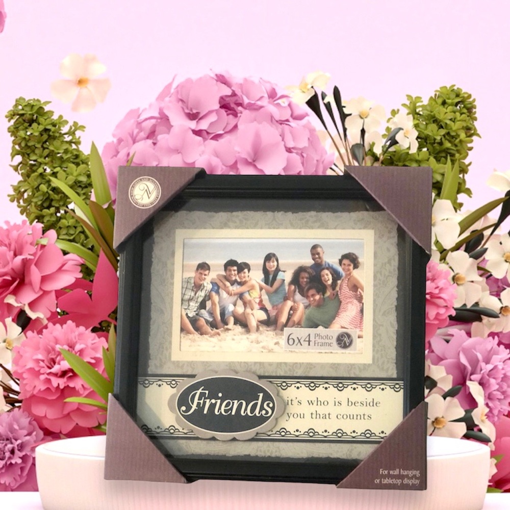 Friends It’s Who Is Beside You That Counts Photo Frame  6x4